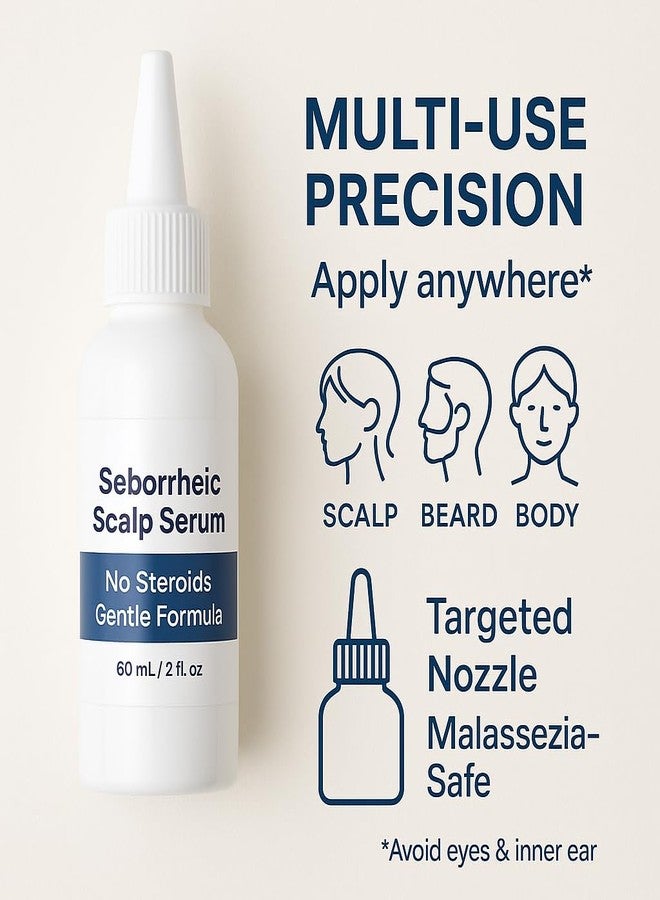Dermgentle Seborrheic Scalp Serum 8X FAST ACTING - Soothing Redness Dermatitis - Fast-Acting Ointment for Scalp Face Chest and Body for Men and Women 1 Pack - Image 5